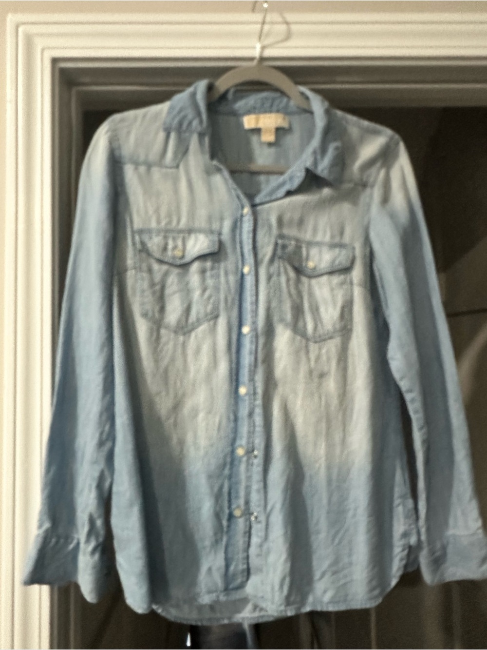 Michael Kors  Denim Shirt - Casual Button-Up